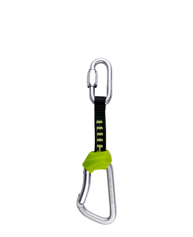 德国  爱德瑞德 Edelrid  Jim Steel Bent Set	72046	登山攀岩  岩馆专供钢制管式快挂10cm·18cm