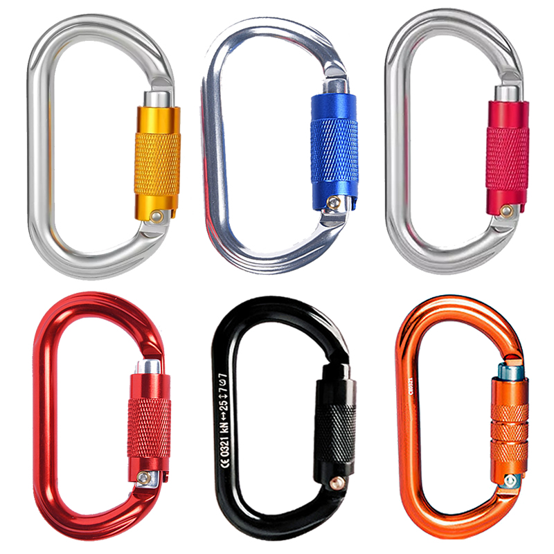 Culpeo O shape 2550TL mountaineering rock climbing O-shaped Twist Lock Climbing Carabiner aerial work rope rescue safety hook
