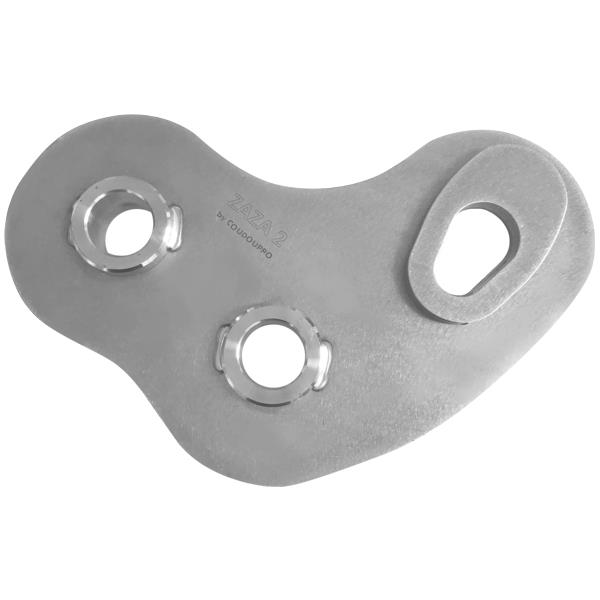意大利KONG 	629422 探险公园连接板	Hanging plate for zip line + guide plate	