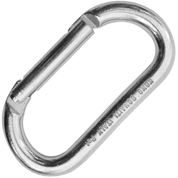 意大利KONG  4631  登山攀岩  快挂锁扣OVAL CLASSIC CARBON STEEL STRAIGHT GATE