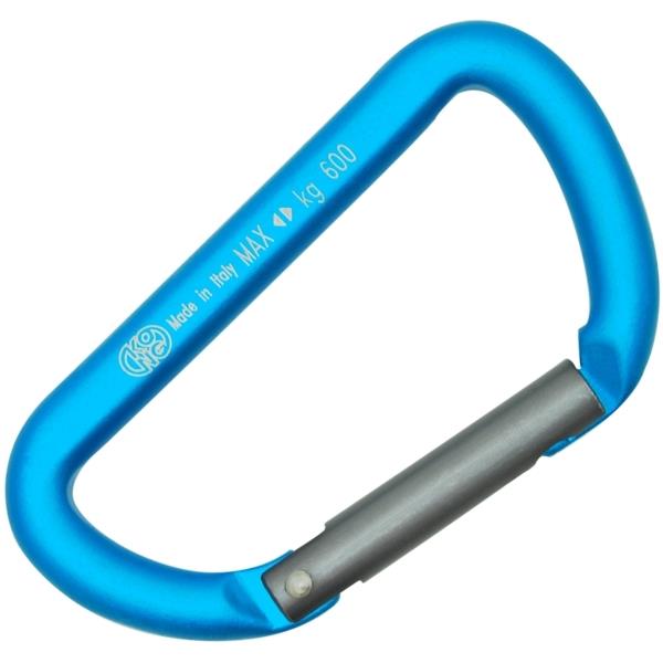 意大利KONG  751铝合金竖锁  直门锁  MINI D ALU STRAIGHT TURQUOISE/GREY