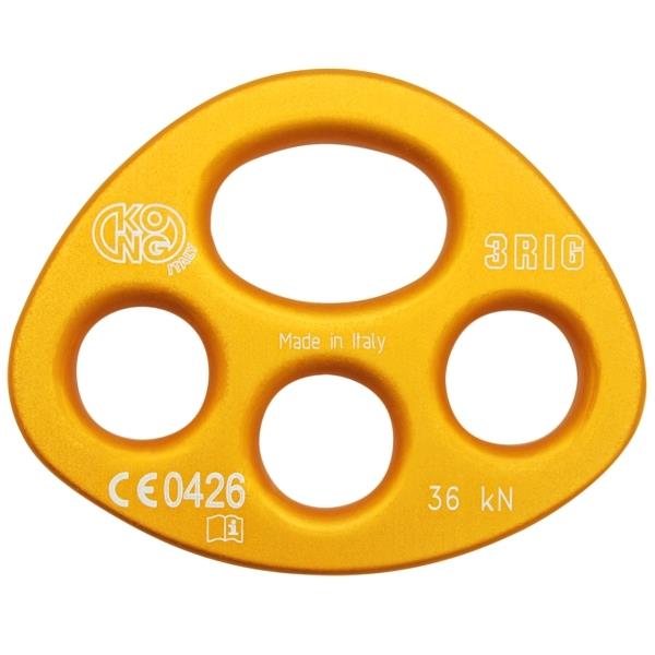意大利KONG  864O	登山攀岩  固定锚板3RIG ALU ALLOY 