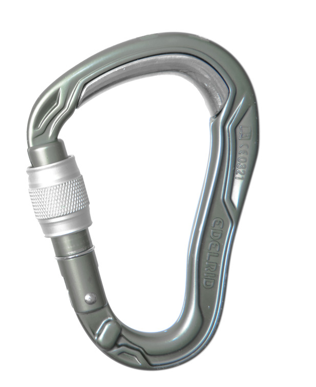 德国  爱德瑞德 Edelrid  HMS Bulletproof Screw	73725	登山攀岩  HMS加强款梨形丝扣大开口主锁