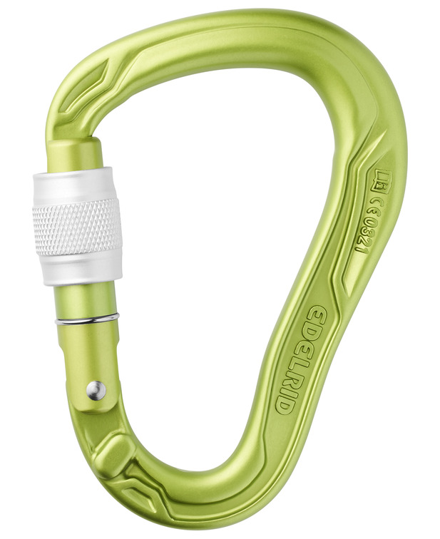 德国  爱德瑞德 Edelrid  HMS Bullet Screw	73738	登山攀岩HMS丝扣大开口梨形主锁