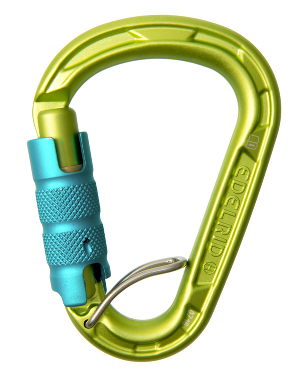 德国  爱德瑞德 Edelrid  HMS Strike Triple FG	73702	登山攀岩  HMS防扭转梨形自动主锁
