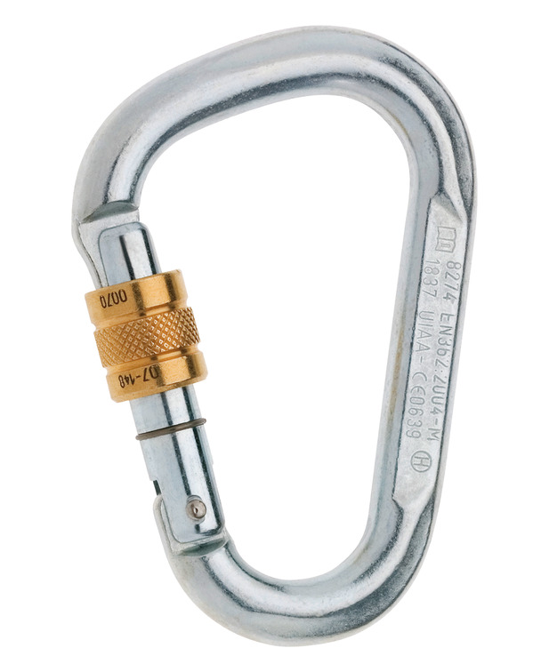 德国  爱德瑞德 Edelrid  Steel HMS Screw	88291	登山攀岩  HMS大拉力梨形丝扣钢锁