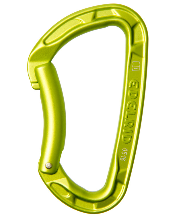 德国  爱德瑞德 Edelrid  Pure Bent	71769	登山攀岩  “D”型弯门单锁
