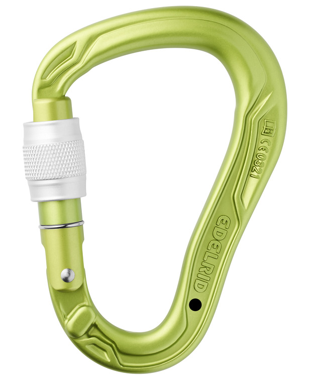 德国  爱德瑞德 Edelrid  HMS Bullet Screw RFID	73763	高空作业  梨形丝扣锁