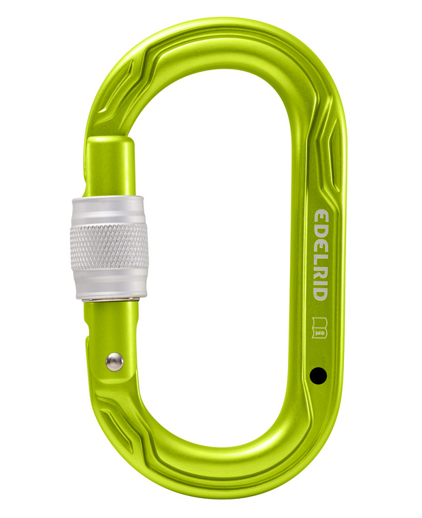 德国  爱德瑞德 Edelrid  Oval Power 2500 Screw RFID	88285	高空作业 O型丝扣锁