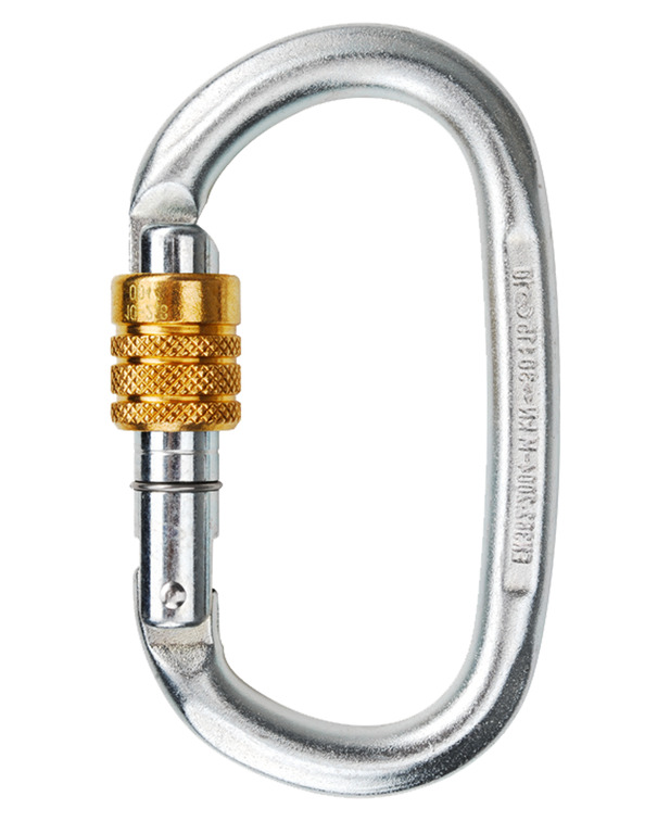 德国  爱德瑞德 Edelrid  Steel Oval Screw 	88248	高空作业  “O”型多用途丝扣钢锁