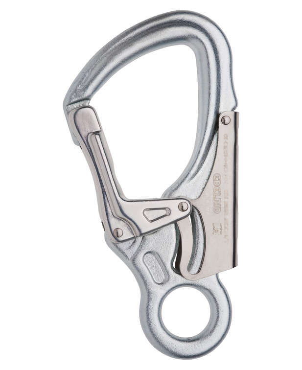 德国  爱德瑞德 Edelrid  DSG 4000 Steel 	88299	高空作业  掌压式钢制主锁
