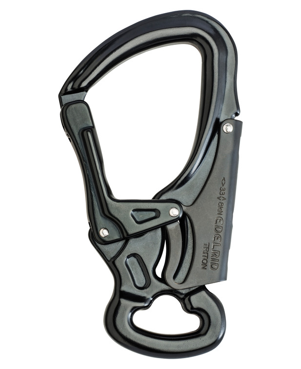 德国  爱德瑞德 Edelrid  DSG Triton	88242	高空作业  掌压式铝制主锁