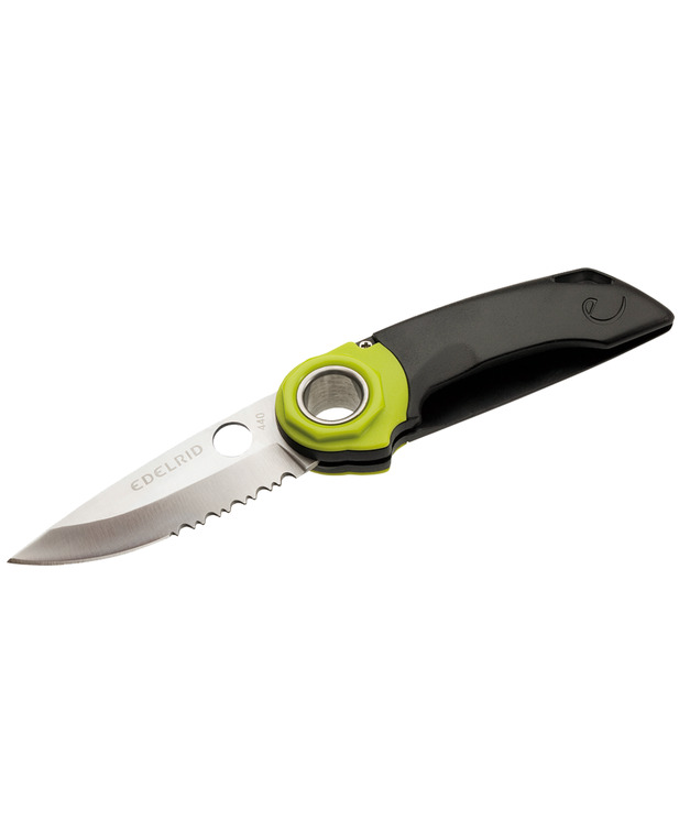 德国  爱德瑞德 Edelrid  Ropetooth Single Hand Knife	73470登山攀岩 不锈钢刀