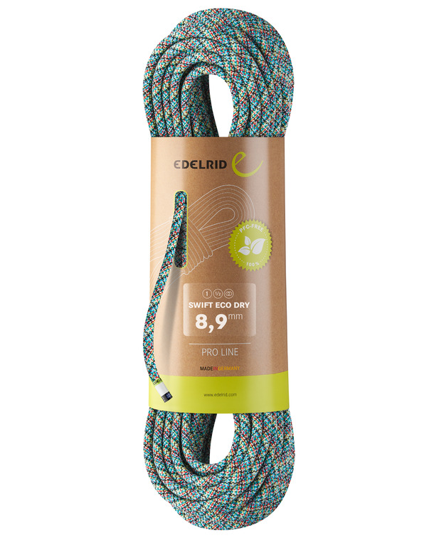 德国  爱德瑞德  Edelrid Swift Eco Dry 8,9 mm	71272 多功能动力绳