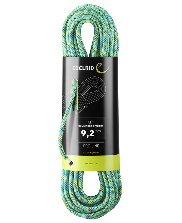 德国  爱德瑞德  Edelrid Hummingbird Pro Dry 9,2 mm	71290 运动攀岩绳