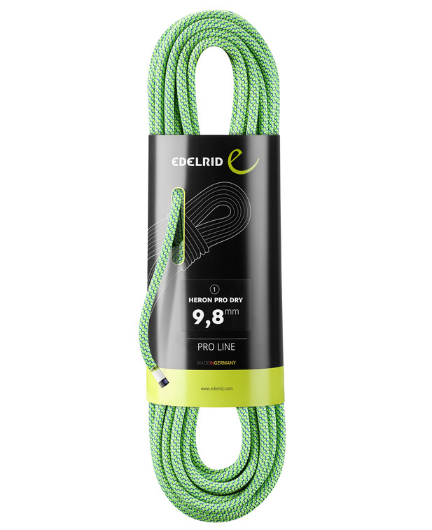 德国  爱德瑞德  Edelrid Heron Pro Dry 9,8 mm	71235 防水专业款多用途动力绳