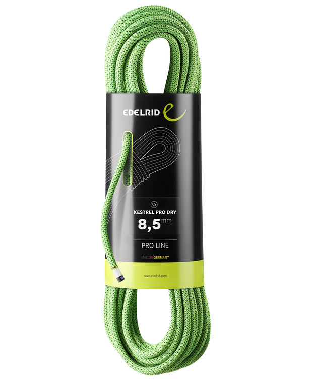 德国  爱德瑞德  Edelrid Kestrel Pro Dry 8.5 mm	71238 防水专业款动力绳