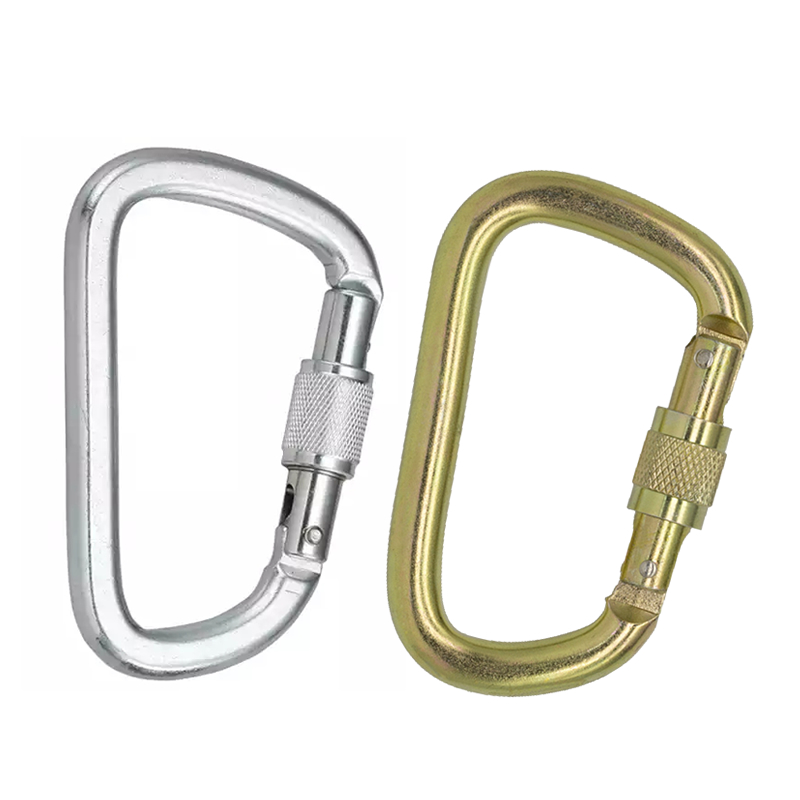 Culpeo Steel D shap Lock 2113SG 登山攀岩D型丝扣钢锁 高空作业 绳索救援 安全钩 