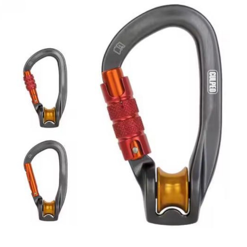 CULPEO Pulley Carabiner 岩壁攀登裂缝救援攀树滑轮锁